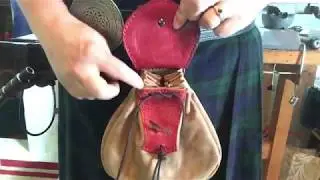 Wearing the Rob Roy Sporran