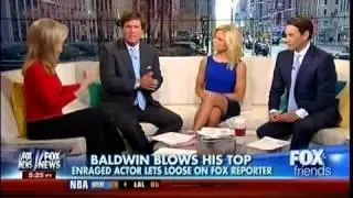 Alec Baldwin Blows His Top - Enraged Actor Lets Loose On Fox Reporter - Fox & Friends