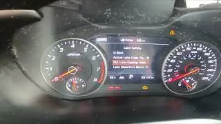 How to Change Lane Assistant Mode in Kia Stinger ( 2017 &ndash; now ) - Use Lane Assistant