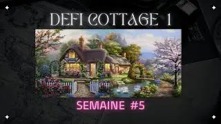 Défi Cottage 1 | Semaine #5 #crossstitch #vipcrossstitch #pointdecroix #puntodecruz #kreuzstich