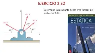 Ejercicio 2.32 Beer Johnston Mazurek Undecima Edici&oacute;n.