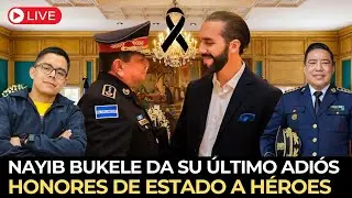 “EL ÚLTIMO ADIÓS A MAURICIO ARRIAZA CHICAS POR PARTE DEL PRESIDENTE BUKELE”