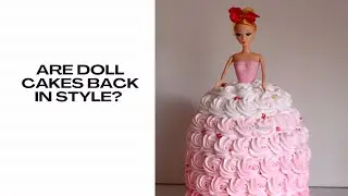 Rosette Doll Cake