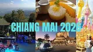 Chiang Mai - Urlaub in Thailand 2026 🇹🇭 Sehensw&uuml;rdigkeiten Tipps Tempel Altstadt Nachtm&auml;rkte Caf&eacute;s 