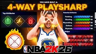 ЛУЧШАЯ КОМПЛЕКТАЦИЯ СТРАЖА в NBA 2K26! 99 ТРЕХОЧКОВЫХ РЕЙТИНГОВ + КОНТАКТНЫЕ ДАНКИ + 91 ПЕРЕХВАТ!...