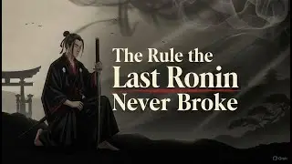 The Rule the Last Ronin Never Broke | Discipline Over Desire | #bushido #ronin