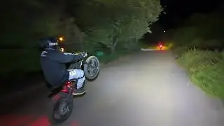 Surron Night Ride on Trails. 8/11/23 POV Mark.