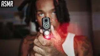 ASMR | ** INSANE FAST AND AGGRESSIVE GUN SOUNDS** For SLEEP And Relaxation Whispers , Tapping .
