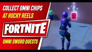 Collect Omni Chips at Rocky Reels - Chapter 3 Season 2 - Omni Sword Quests - Fortnite