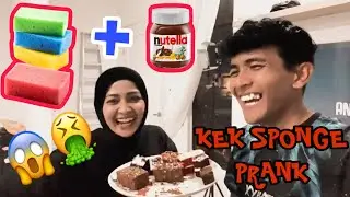 SHAFFAT PRANK BUAT KEK SPONGE BASUH PINGGAN + NUTTELA