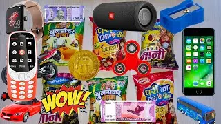 New ultimate collection of snacks unboxing & fun review free gift inside,Smartwatch,truck,laserlight