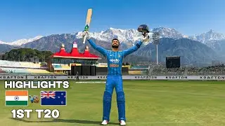 1st T20I| IND VS NZ | High Graphics | HIGHLIGHTS 🔥