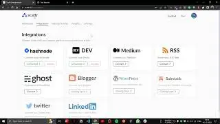 Scattr basic walkthrough | Cross Blogging Tool | #Stattr