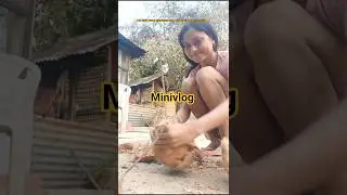Bihur babe narikol katilu #shorts #minivlog #bihufestival #bhugalibihu #reallifedristi#cooking#food