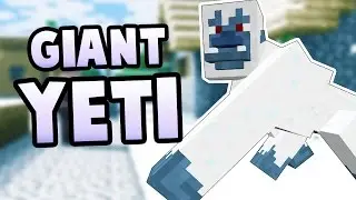 New Yeti Mob in Minecraft Pocket Edition - Giant Yeti Mob Addon (Windows 10 Edition)