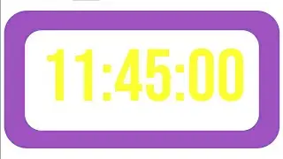 705 Minutes 11 45 HoursCountdown  Timer Clock with Alarm Sound⏰🔔