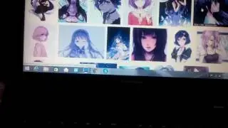 Looking at images of purple haired anime girls 3rd vid