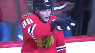 Patrick Kane Goal vs Winnipeg - 25 Game Point Streak