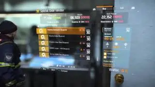The Division Special Gear Vendor Restock 4/2/16