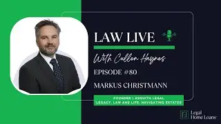 Law Live ⚖️ 🔴 Episode 80 with Markus Christmann | Legacy, Law & Life