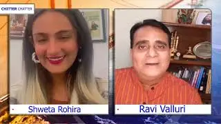 CHITTER CHATTER WITH Ravi Valluri   Shweta Rohira   BOOK INTERVIEW   A Story of Faith and Miracles