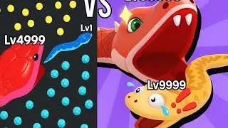 WOW! Snake Clash.io🔥 Snake Clash Vs Snake Hero 🐍 MAX LEVEL EPIC SNAKE CLASH🐍#1