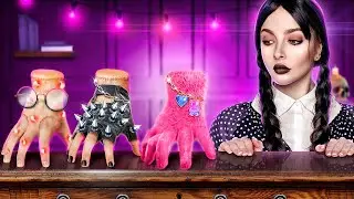 Wednesday Addams! Extreme Umgestaltung mit Gadgets von TikTok!