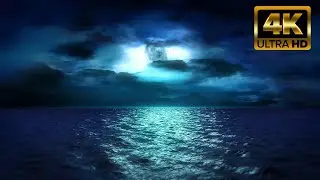 Moonlit Ocean Background &ndash; 1HR LOOP 4K 60FPS