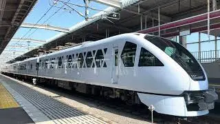 【東武】1030レ 東武N100系N103F(SPACIA X)『特急スペーシアX6号』栃木発車