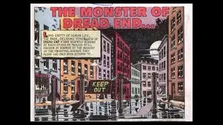 THE MONSTER OF DREAD END! Vintage Horror Comic Book
