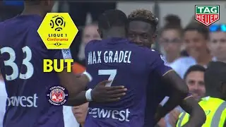 But Aaron LEYA ISEKA (44') / Toulouse FC - Girondins de Bordeaux (2-1)  (TFC-GdB)/ 2018-19