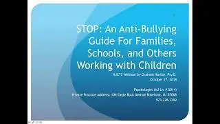 Wednesday Webinar: An Anti-Bullying Guide for Families, Schools, and Others Working with Children