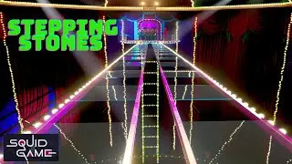 Stepping Stones SQUID GAME 🏁🚩✅ #squidgame #squidgame3 #games #squidgamenetflix