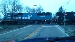 Conrail SD50 leading