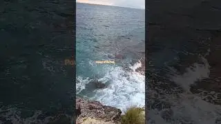 A true battle of titans,played on repeat #CrashingWaves #OceanPower #Explore