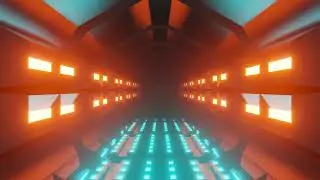3D Tunnel Futuristic - VJ Loop