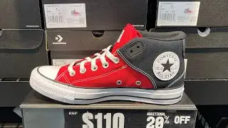 Кеды Converse Chuck Taylor All Star Tremont Street Mid (красные/черные/белые) &mdash; код модели: A08633C