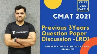 CMAT 2021 | 3 Years' Question Paper Discussion | CMAT 2020 | Part-1| Data Interpretation