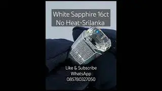 @anugerahgemstone828 white safir 16ct No heat-Srilanka
