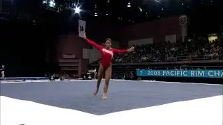 Darlene Hill - Floor Exercise - 2008 Pacific Rim Championships