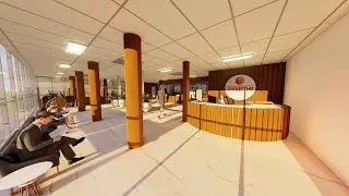 Bank Interiors Walkthrough Lumion