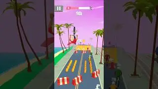 BIKE RUSH LEVEL 16 WITH WILDY BIKE IN MIAMI 🙊 #shorts #android #ios #gaming #gameplay #bikerush