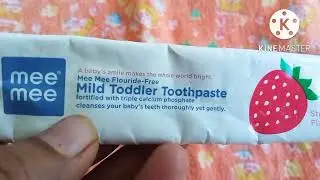Mee mee mild toddler toothpaste