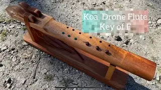 Hawaiian Koa Drone Flute Key of F
