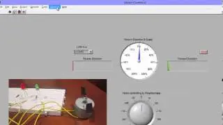 Labview Interfaced with Arduino: DC Motor Speed Control