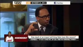 Greg Oden's Impact On the Miami Heat     ESPN First Take