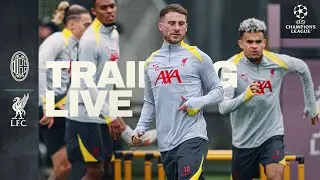 Live Training: Reds prepare for UCL opener | AC Milan vs Liverpool | UEFA Champions League