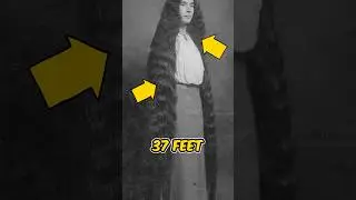How To Grow Long Hair Like in Victorian Era?! I mean seriously how??? 🤯 #shorts #facts #hairstyle