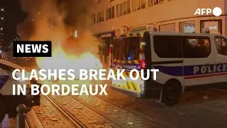 Clashes in the French city of Bordeaux after protest against new security law | AFP