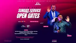 THE AGCOM DUBAI SUNDAY SERVICE OF OPEN GATES LIVE REBROADCAST WITH | PST MONDAY (17-10-2025)